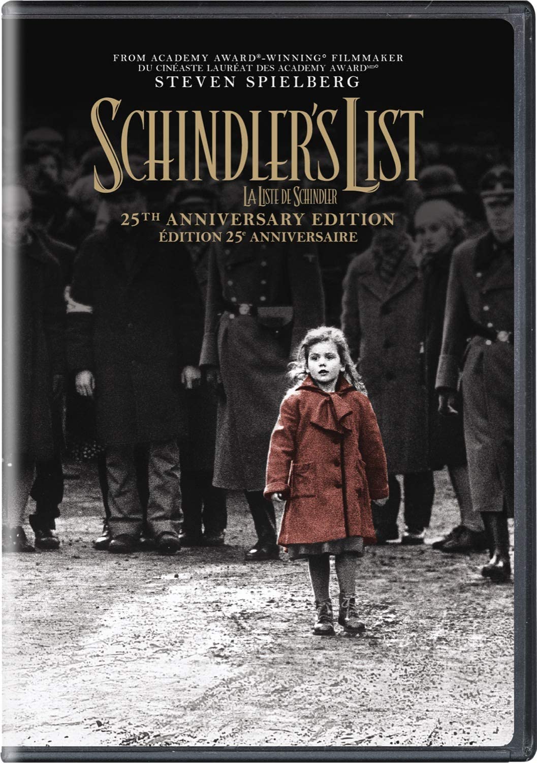 SCHINDLER’S LIST 25TH ANN DVD