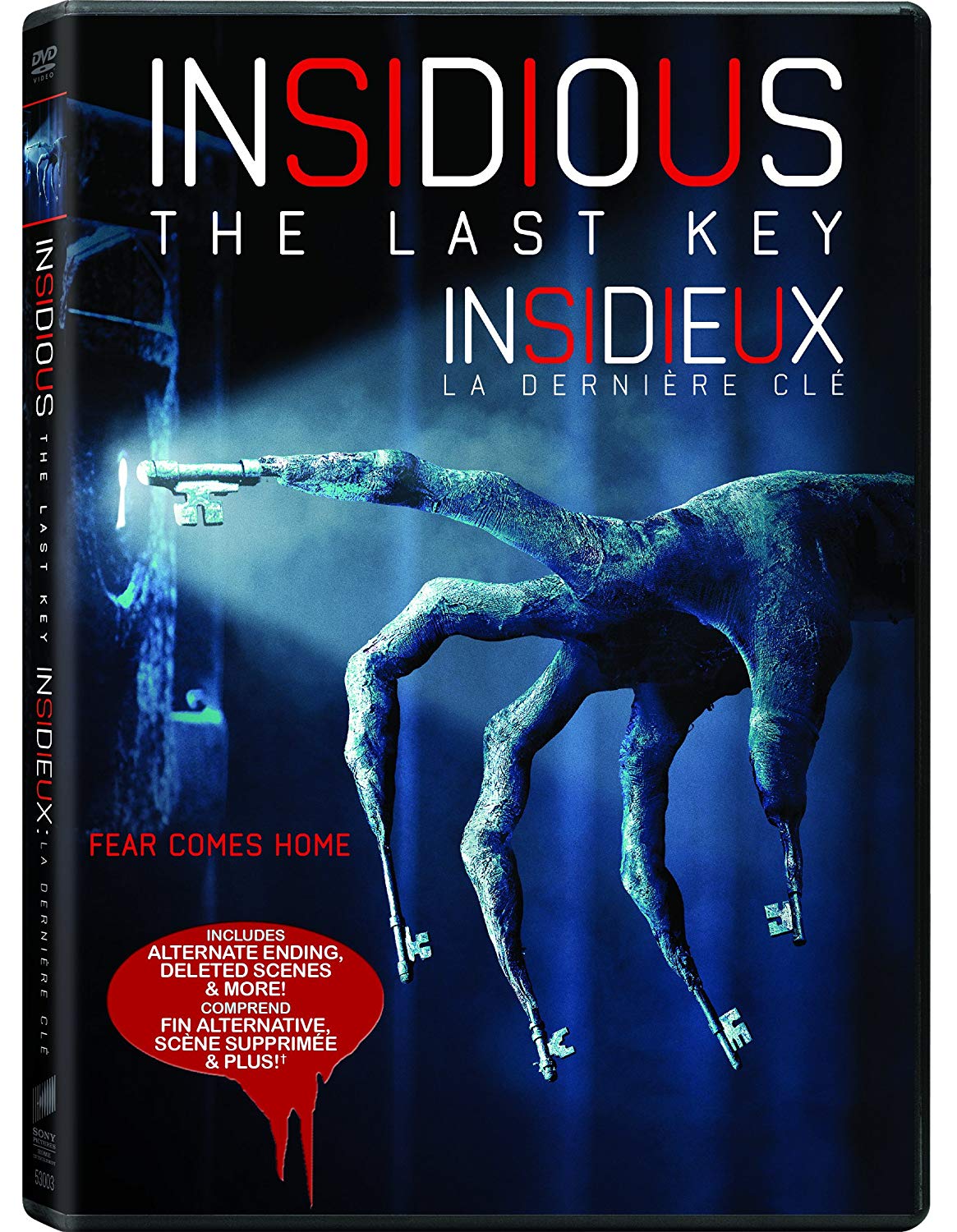 INSIDIOUS LAST KEY DVD BIL