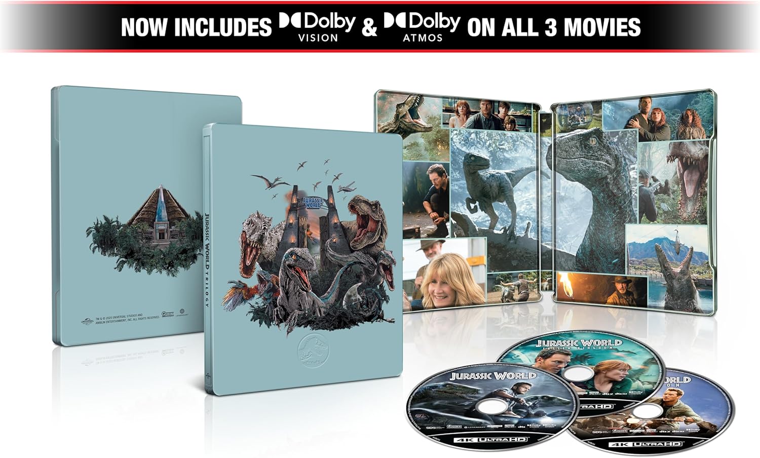 JURASSIC WORLD TRILOGY STLBK 4K ENG