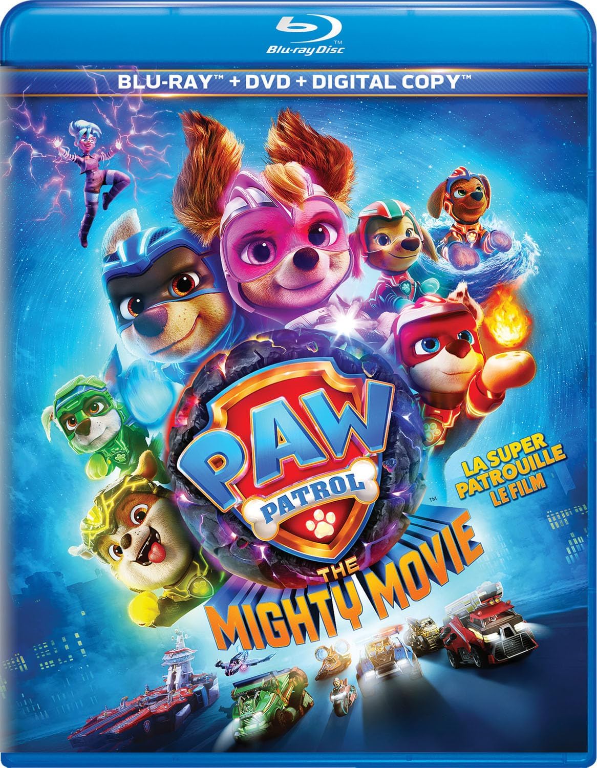PAW PATROL: THE MIGHTY MOVIE BLU BIL