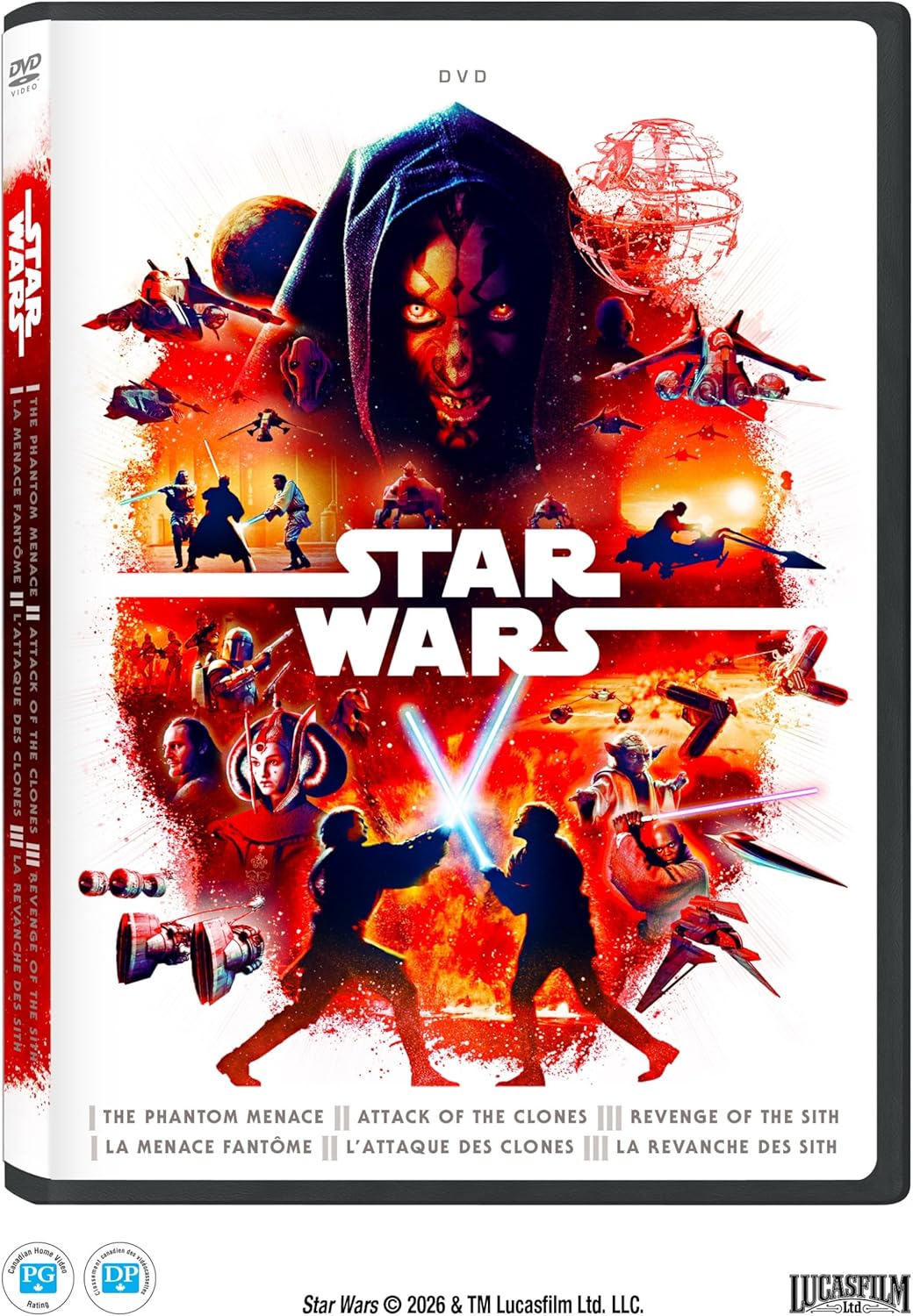 STAR WARS: PREQUEL TRILOGY DVD BIL