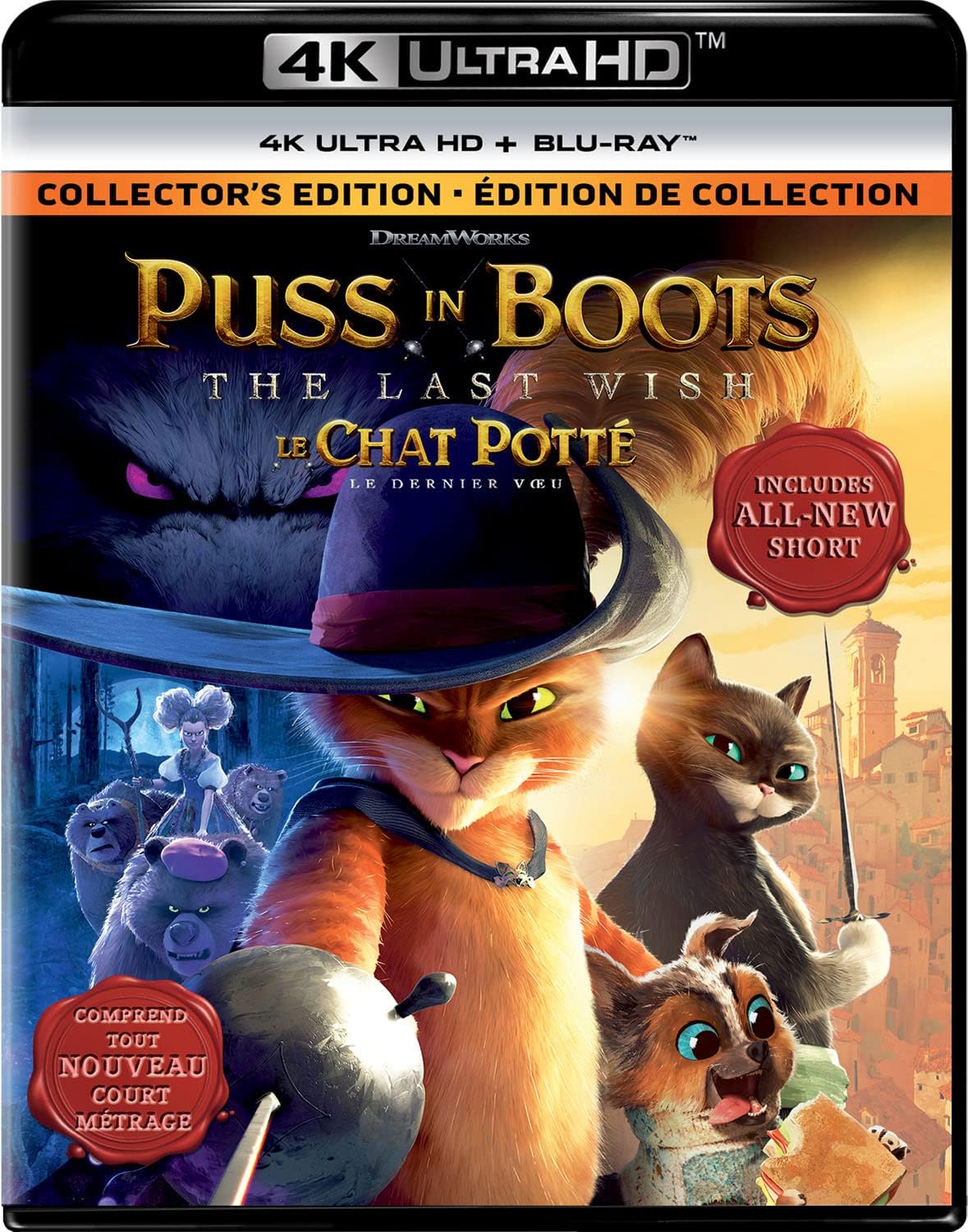 PUSS IN BOOTS: THE LAST WISH 4K/BLU BIL