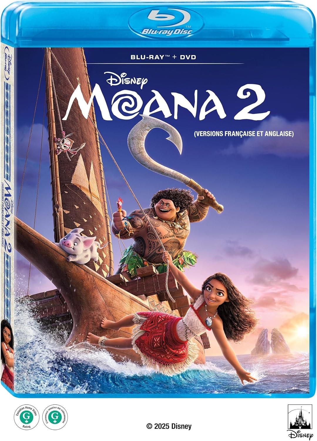 MOANA 2 BLU/DVD BIL
