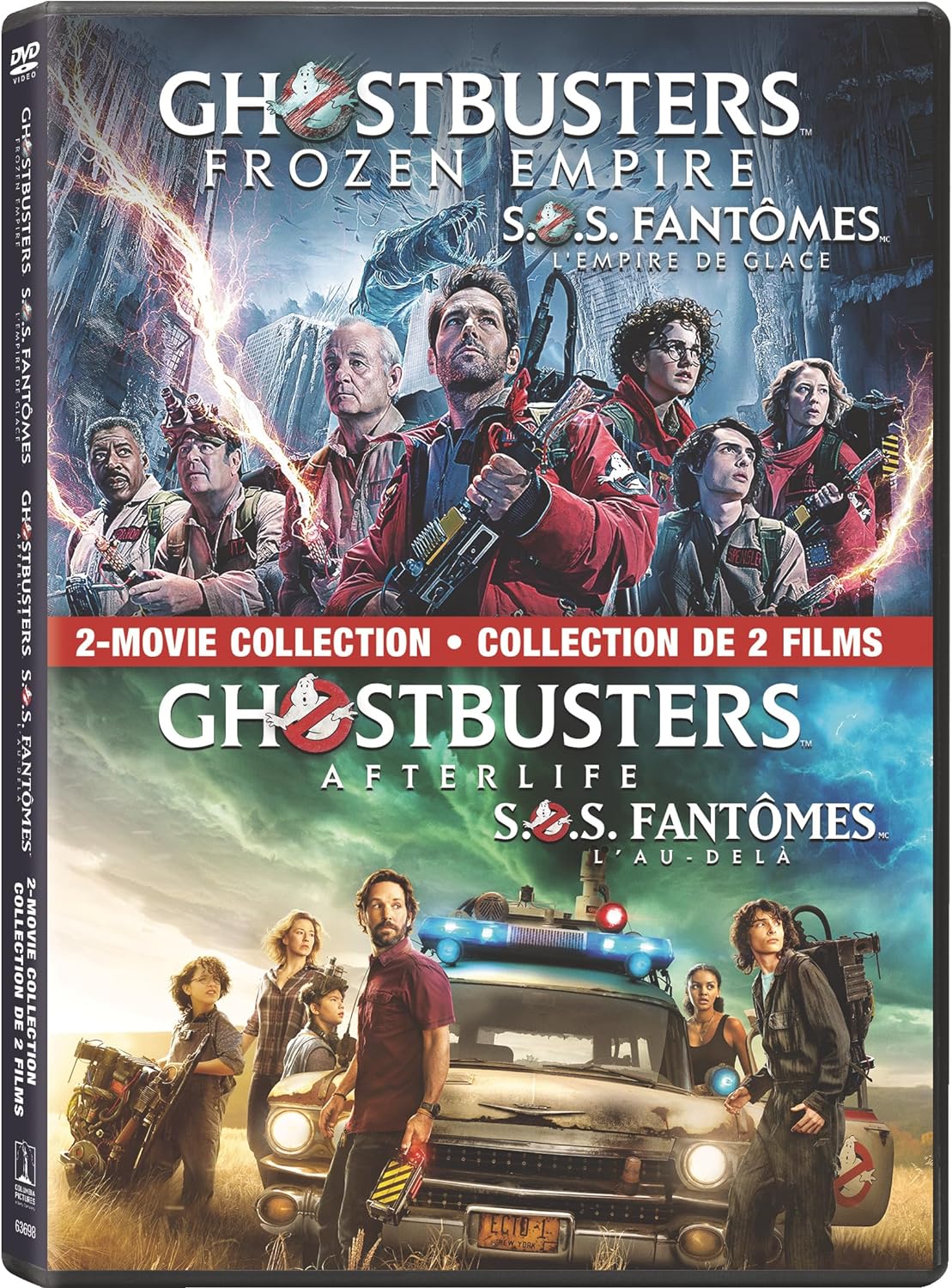 GHOSTBUSTERS: AFTERLIFE/FROZEN EMPIRE DBL FTR DVD BIL