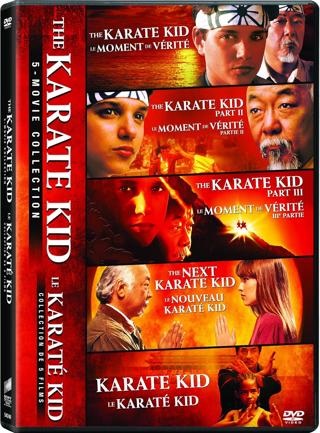 KARATE KID 5-MOVIE COLLECTION DVD BIL
