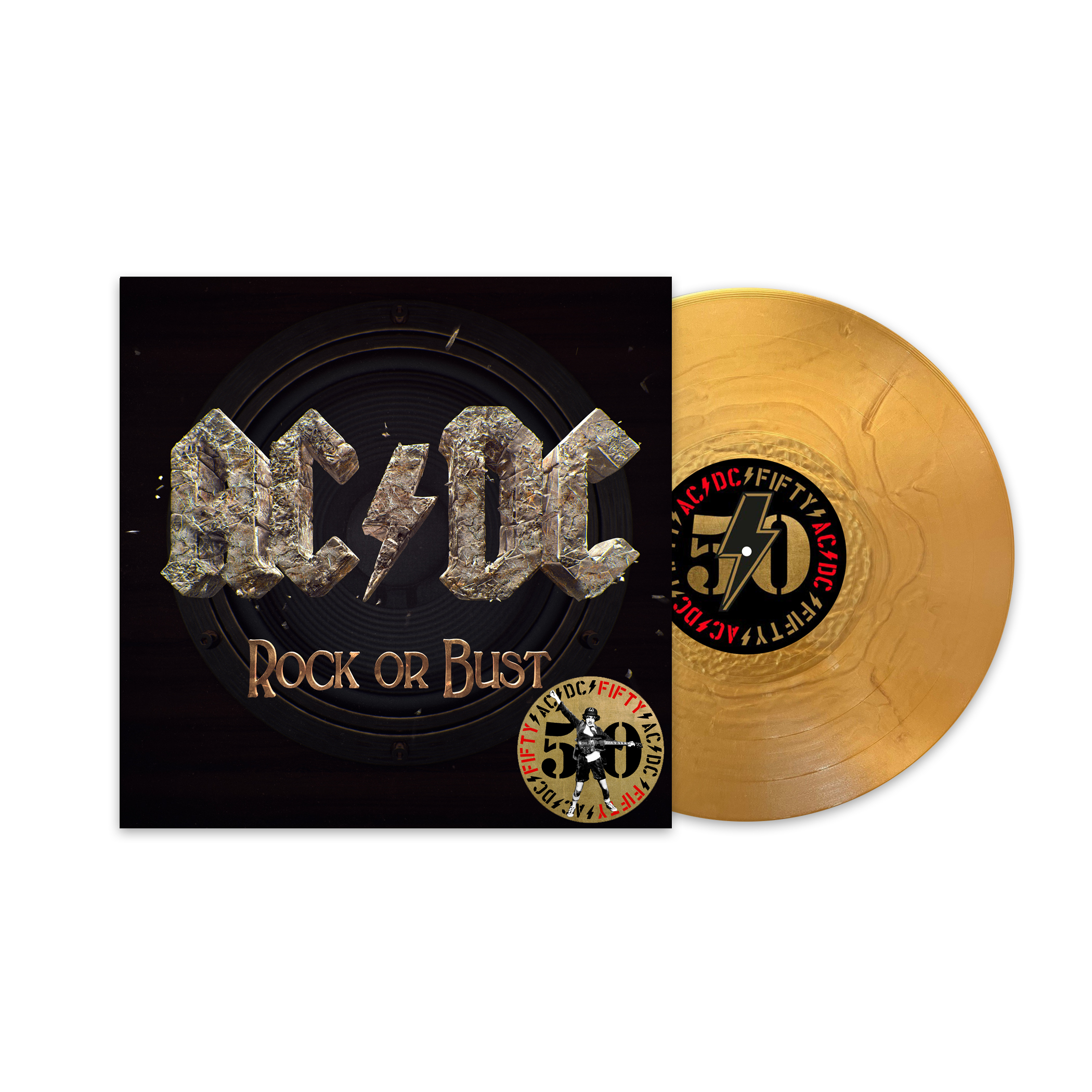 AC/DC / ROCK OR BUST (50TH ANNIVERSARY GOLD COLOR VINYL)