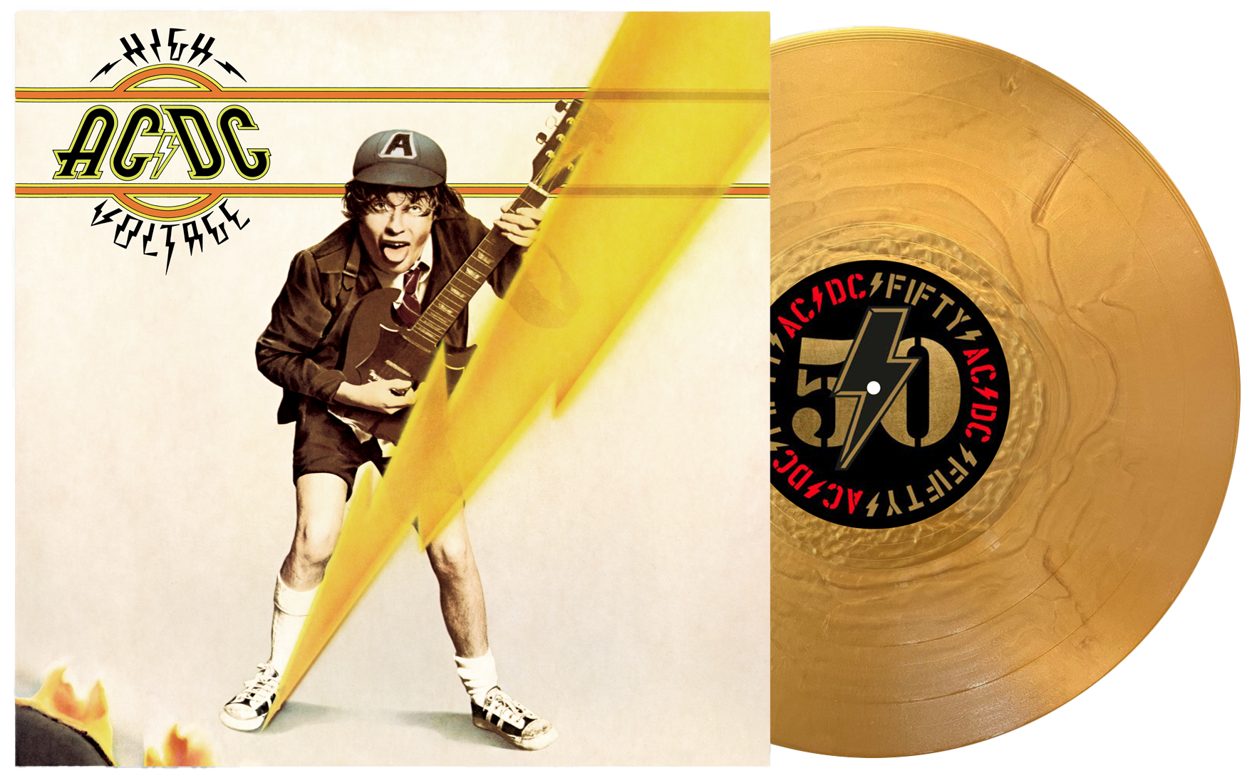 AC/DC / HIGH VOLTAGE (50TH ANN GOLD 180G)