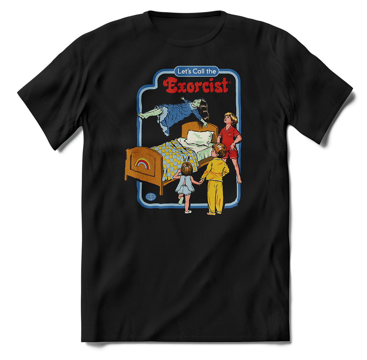 T-SR Let's Call the Exorcist  - Black - X-Large