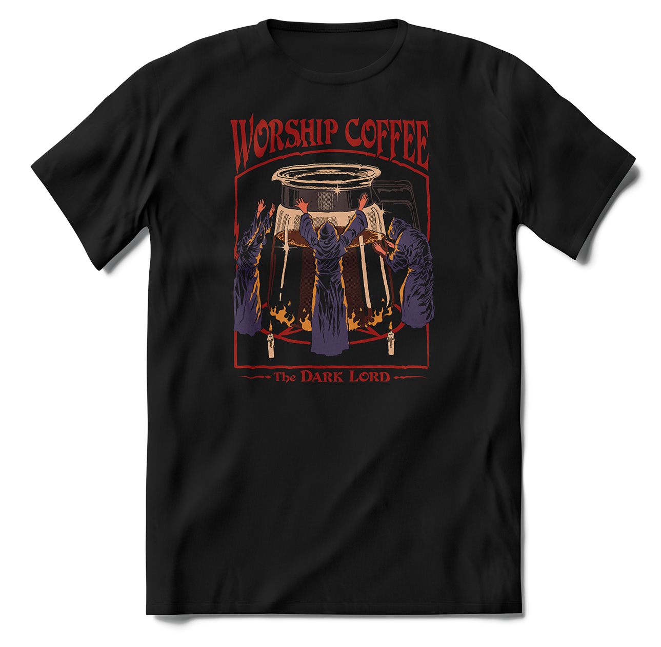 T-SR Worship Coffee - Black- Small